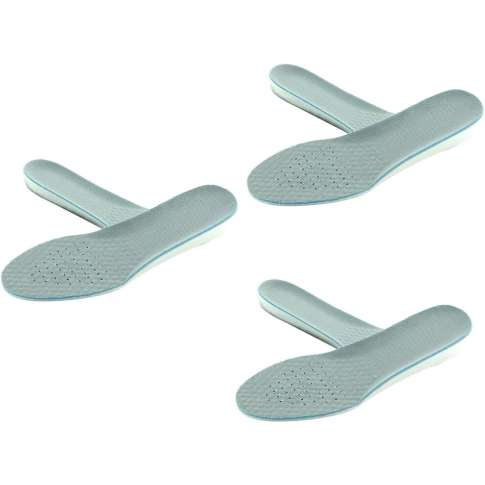 Hkhbjs 3Pcs Breathable Eva Shoe Insole For Sports Heightening Insole Lift For Invisible Shoe Lift And Accessories