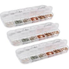 Nagelkunst-Pailletten-Glitzer-Nagellack-Dekorationen für Maniküre-Accessoires zum Selbermachen für Zuhause