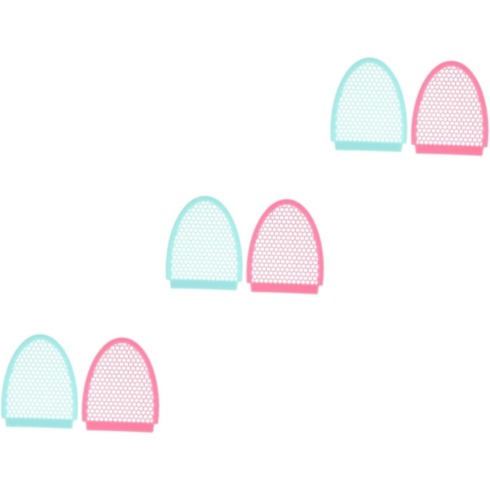 Hkhbjs 6Pcs Double-Sided Facial Cleaning Brush Manual Facial Exfoliating Brush Cleaner Silicone Face Cleanser