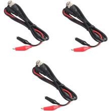 3-teiliges Set mit Doppel-Krokodilklemmen, isolierten Messleitungen, Elektrozange und Kabelklemmen mit Standardanschlüssen