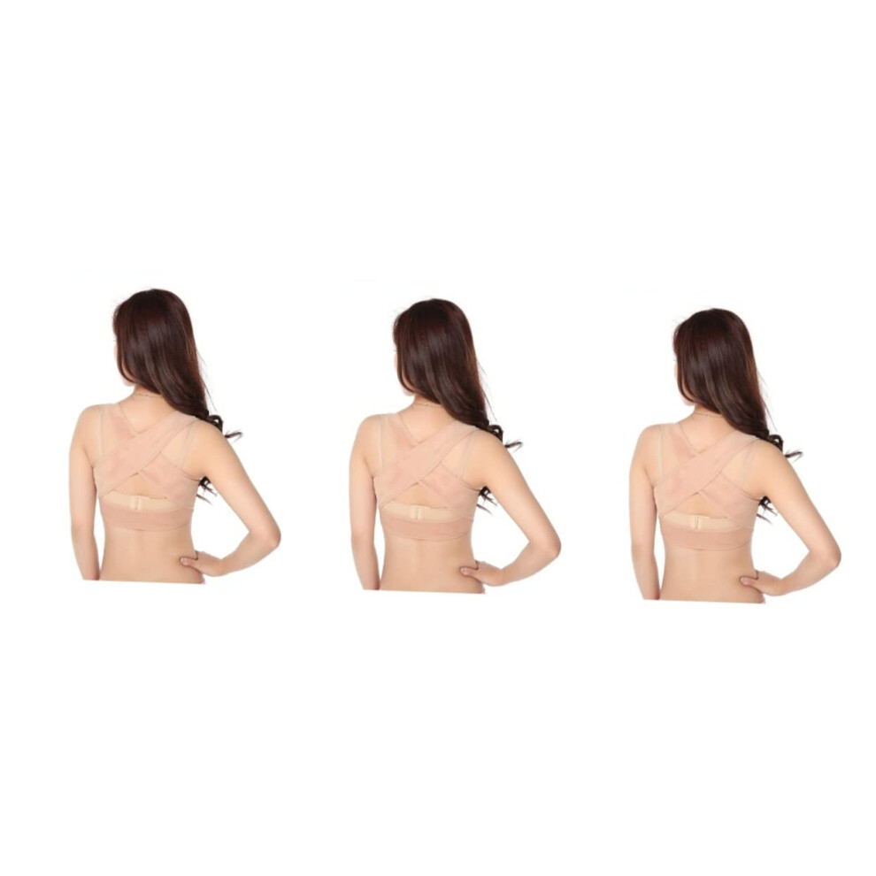Hkhbjs 3Pcs Women Posture Corrector Back Support Brace For Hunchback Relief Ergonomic Design