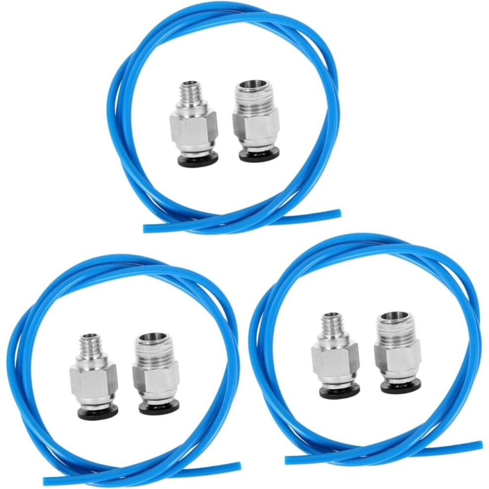 3Pcs Ptfe Bowden Tube Extruder Ptfe Tubing For Printer Pneumatic Connector Fitting 5455468950841