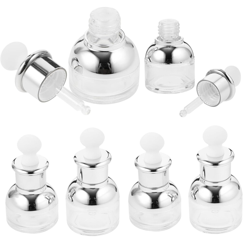 Hkhbjs 6Pcs Dropper Bottle Cosmetic Liquid Bottles Portable Perfume