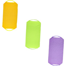 3-teiliges Set doppelseitiger Badeschwämme, Peeling-Waschlappen, Körperpeeling