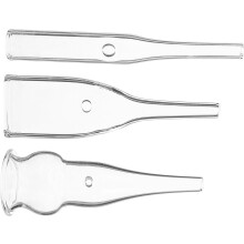 Mitesserentfernungswerkzeug 3-teiliges Glasröhrchen-Set Ersatzteile