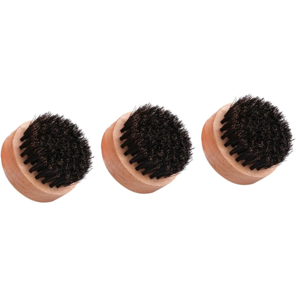 Hkhbjs 3Pcs Bristle Beard Comb Wooden Handle Beard Styling Tool Bristle Hair Brush For Men Care