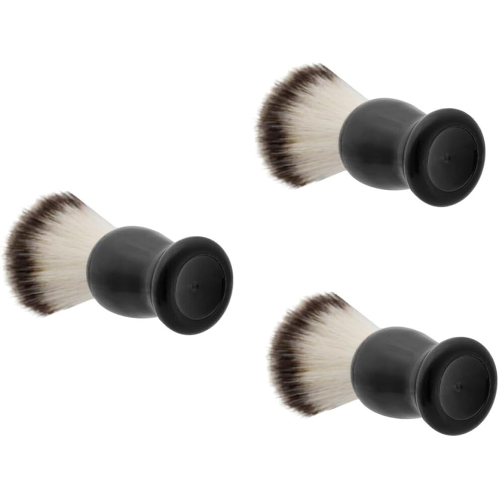 Hkhbjs 3Pcs Beard Cleaning Brush For Men Styling Beard Brush Plastic Handle For Styling And Daily Care Routine