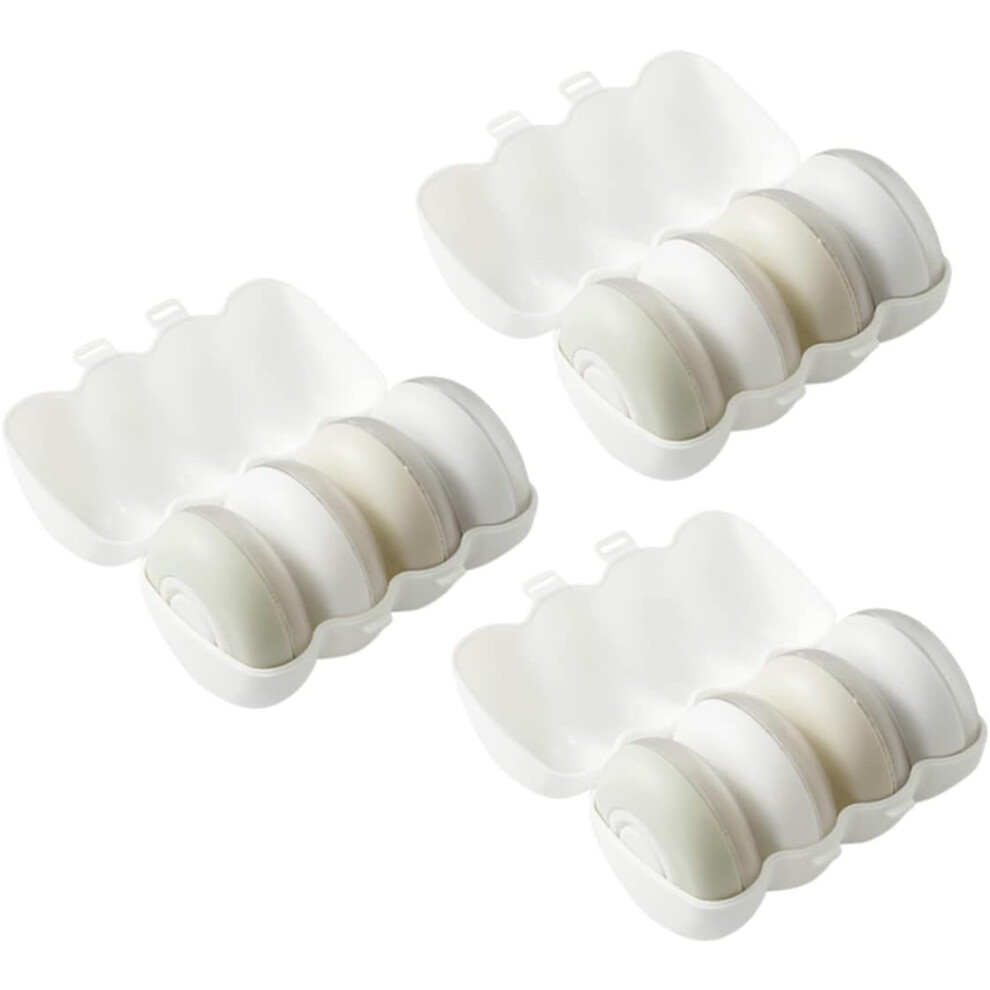 Hkhbjs 3Sets Travel Containers Press Type Lotion Jars Leakproof Dispensing Bottles For Toiletries Aromatherapy Oil Cosmetics