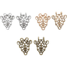3pcs Zimu Buckle Vintage Cape Clasp Alloy Shirt Brooch Clip for Cardigan Collar