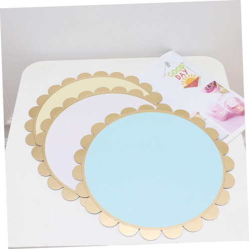 3-teiliger Papier-Kuchenständer, einstöckiger runder Kuchenständer