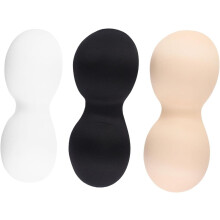 3 almohadillas para sujetador de mujer, finas, de esponja, para realzar el busto, extraíbles, ideales para deportes.