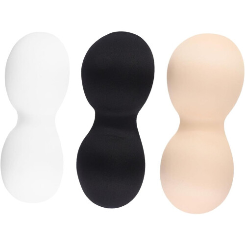 3pcs Women’s Bra Pads Inserts Thin Sponge Chest Enhancer Removable Sports Inserts
