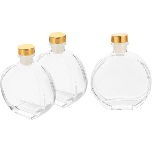 Diffusorflasche für ätherische Öle und Parfums, 100 ml Glasbehälter mit Verschluss