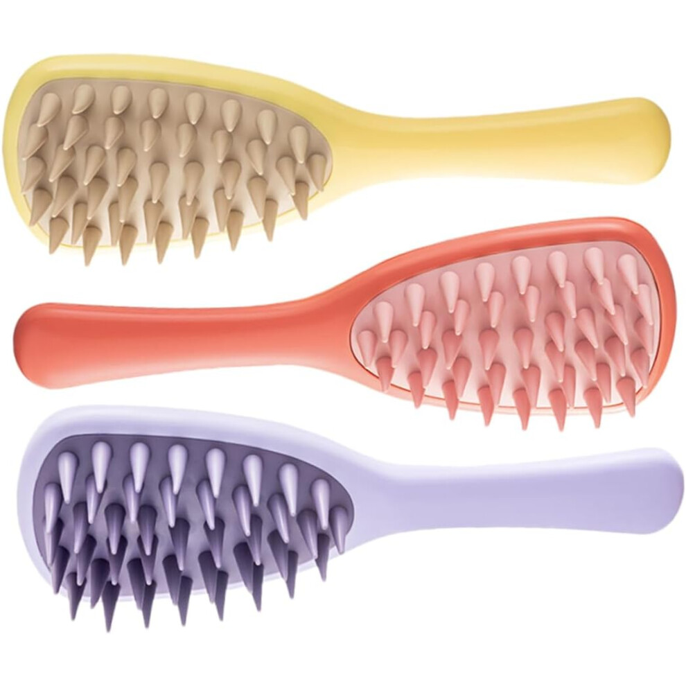 Hkhbjs Unisex 3Pcs Shampoo Comb Massage Hair Combs Wide Tooth Styling For Curly Hair Portable Detangling