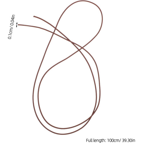 15pcs Elastic Cord Stretch String for Notebook Journal Planner Bookmark Making Scrapbooking Wrap Book Band 1