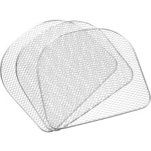 Airfryer-Grillrost, stapelbarer Dampfeinsatz, Edelstahl, 3-teiliges Ofenzubehör