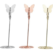 6er-Set Tischkartenhalter in Schmetterlingsform, Fotoclips, Notizklammern, Wohnaccessoires