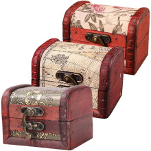 3er-Set Vintage-Bonbonboxen, Mini-Retro-Boxen, kleine Münzboxen aus Sperrholzlegierung im Retro-Stil, feine Verarbeitung