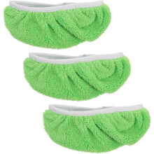 Ersatz-Stoffpads für Moppreinigung, geeignet für Korallen, 3-teiliges Set, Fleece-Teile, wiederverwendbare Mopppads