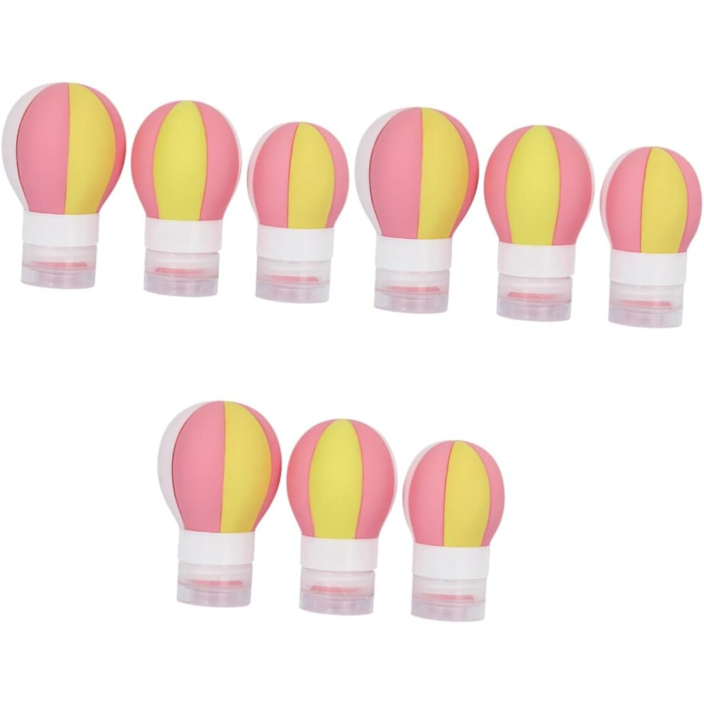 Hkhbjs 9Pcs Travel Bottles Empty Hot Air Balloon Shaped Toiletry Liquid Soap Refillable Bottles For Makeup Pack
