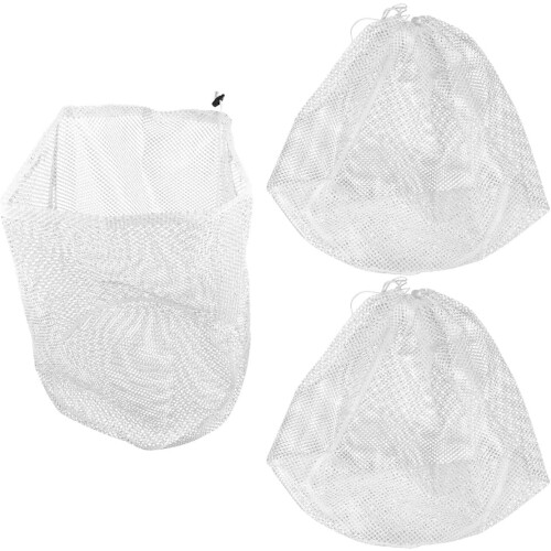 3er-Pack Wäschebeutel mit Kordelzug, atmungsaktives Polyester-Netzgewebe