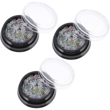 Schneeflocken-Pailletten-Nagelkunst-Glitzerkonfetti für Maniküre, Weihnachtsnägel und Bastelprojekte