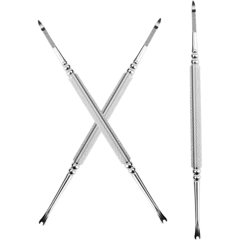 Hkhbjs 3Pcs Nail Art Pick Cuticle Remover Tools Kit For Dead Skin Pushing And Nail Manicure
