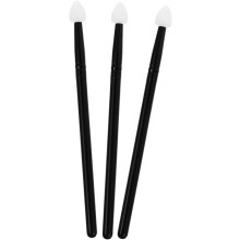 3-teiliges Make-up-Pinselset für Damen zum Auftragen von Lidschatten – kleine, flauschige Lidschattenpinsel – praktisches Kosmetikset