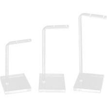 3-teiliger Ohrringständer aus Acryl, Schmuckorganizer und Halter für Ohrstecker und Hängeohrringe