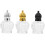 Σετ 3 τεμαχίων 15ml Roller Ball Dispenser Αρώματος με Χρυσά, Μαύρα, Ασημένια Καπάκια 1