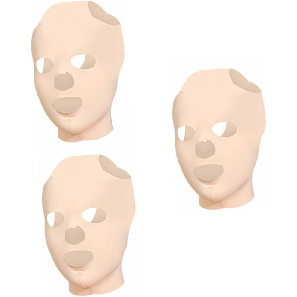 Hkhbjs 3Pcs Traceless Face Cover Elastic Facial Mask For Skin Tighten Comfortable Sleep Mask