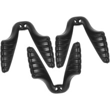 3 verstellbare schwarze Nasenpads für Sportsonnenbrillen, rutschfeste Nasenstegpolster, kompatibel mit Brillen.