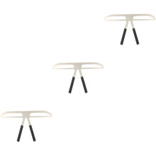 3pcs Sobrancelha Regla Kit de estêncil de sobrancelha reta Equilíbrio de três pontos Posicionamento Sobrancelha Ferramenta de desenho