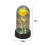 Galaxy Rose in Glaskuppel mit LED-Beleuchtung 3