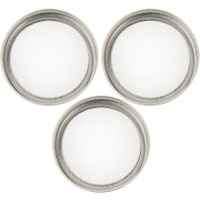 3 pezzi Filtro in acciaio inox Coperchio per barattolo Coperchi in acciaio inox Coperchi per barattoli Germogliatori e kit per germogli