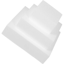 3-teiliges Set quadratischer Tortenattrappen aus Schaumstoff, 7 cm hoch, weißes Polystyrol, Übungstortenmodelle