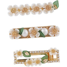 3er-Set Haarnadeln mit Blumenmuster, Haarschmuck, Stirnband, Haarband, Haaraccessoire für Mädchen