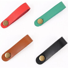 Guitar Stylish and Sturdy Accessory 3pcs Holder Leather Strap Neck with Button Safe Lock