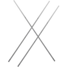 3 Stück Tischfußball-Antriebsstangen, Metallstangen, 6 mm Durchmesser, 38,5 cm, Ersatzteile für Tischfußballtische