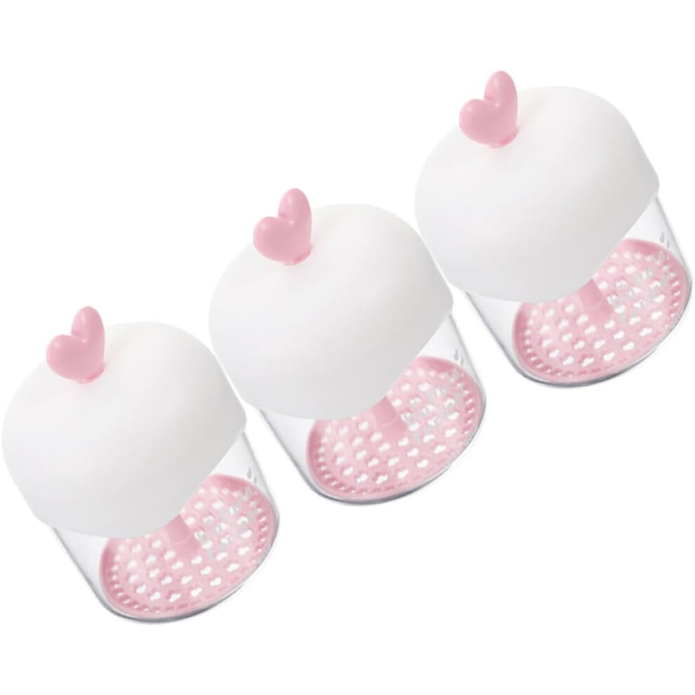 Hkhbjs 3Pcs Heart Bubble Maker For Foaming Soap Fast Foaming Facial Cleanser Foamer Travel Case