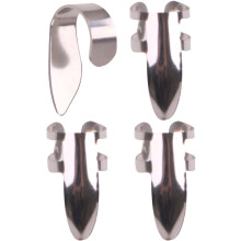 Σετ 4 τεμαχίων πένες κιθάρας από ανοξείδωτο ατσάλι, άνετο ανοιχτό σχέδιο