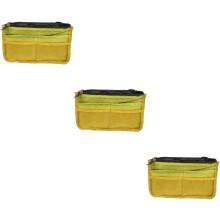 3er-Set praktische Kosmetiktaschen, vielseitig verwendbare Handtaschen-Einsätze für Reiseutensilien, stilvolles Design