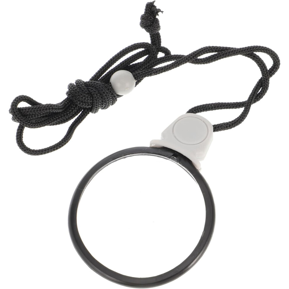Hkhbjs 3Pcs Necklace Magnifier Hanging Loupe Monocle Lens Magnifying Glass Plastic Chain