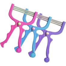 Lot de 3 épilateurs faciaux portables à ressort, rasoirs à poils indolores pour femmes et hommes.