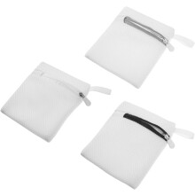Mini-Wäschebeutel-Set aus Netzgewebe, 3-teilig, doppellagig, Unterwäsche-Waschbeutel, 12 cm x 14 cm