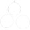 3pcs Nylon Balalaika Strings Replacement Accessories with Rich Resonance Sweet Tone White 1