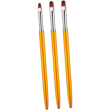 3pcs Nail Art Brush Round Head Dotting Tool for Painting Detailing Portable Manicure Accessories