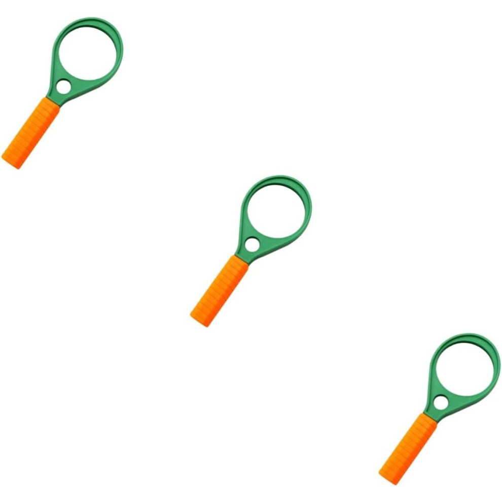 Hkhbjs 3Pcs Portable Magnifying Glass For Boys And Girls Handheld Magnifier Learning Toy