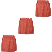 3er-Pack saugfähige Herren-Badetücher mit Schachbrettmuster aus Polyesterfaser