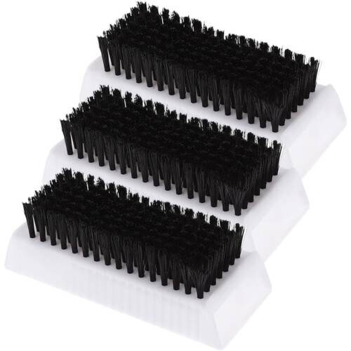 3pcs Double-sided Nail Scrubber Brush for Cleaning under Fingernails High-temperature